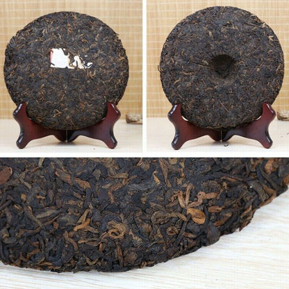 Yunnan Qizibing Puer Tea Ba Jiao Ting Li Ming 7590 Aged Mature357g-