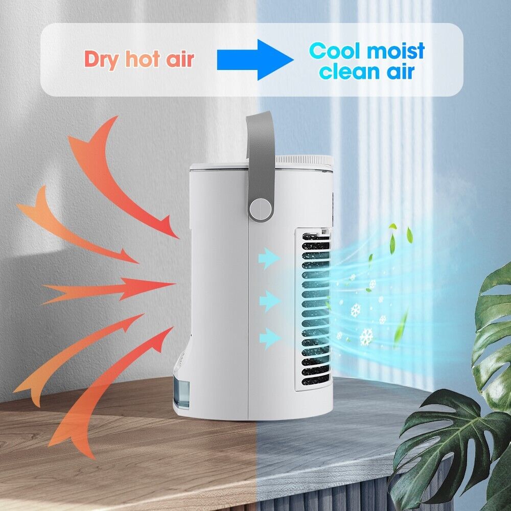 Mini Conditioner Air Cooler Portable Water Desktop Cooling Air Conditioning NEW