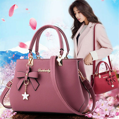 Womens Ladies PU Leather Handbag Shoulder Messenger Satchel Tote Crossbody Bags