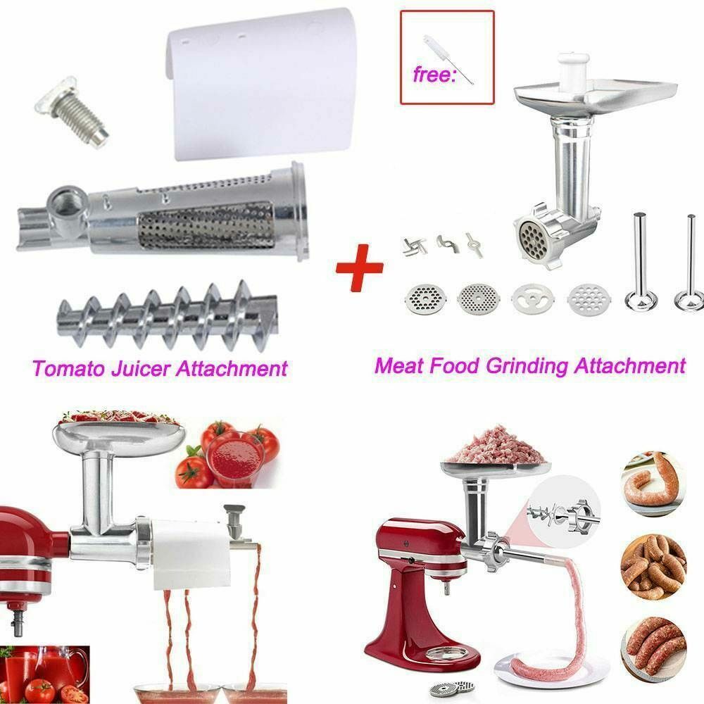 Kitchen-aid Vegetable Ketchup Tomato Juice Attachment Sausage Stuff Meat Grinder