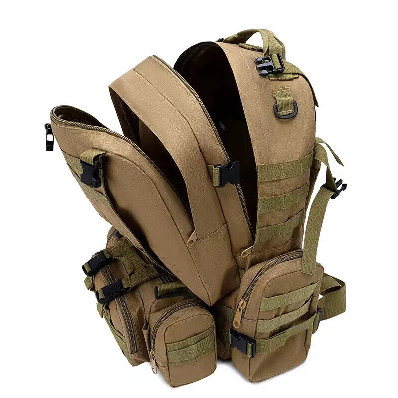 50L Tactical Backpack Men Sport Tactical Bag Hiking Travel Laptop Backpacks