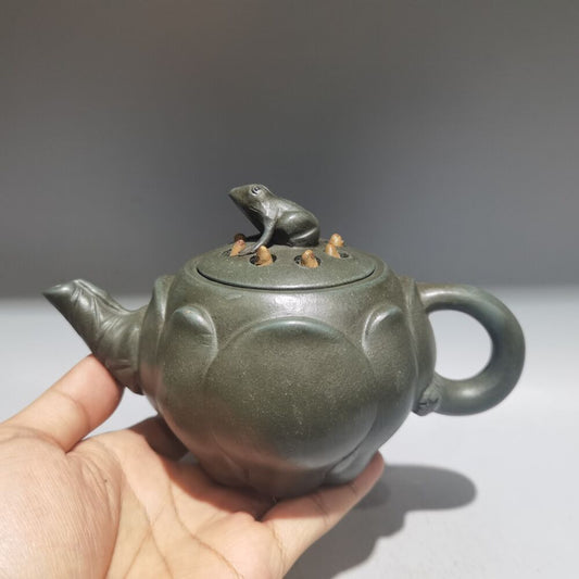 Chinese Yixing Purple Clay Teapot Tea Set Pot Zisha Ceramic Cute Decor Figurine