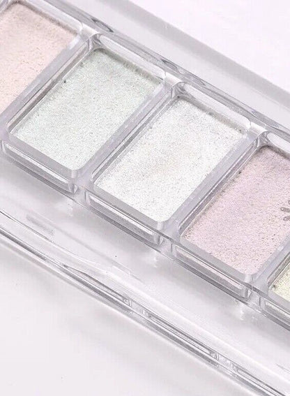Nail Glitter Powder 6Color Mirror Holographic Glass Aurora Fine Pigment Manicure