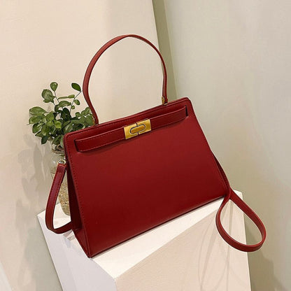 Shoulder Bag Synthetic Leather Handbag Crossbody Bag Messenger Purse 26*9*20 CM