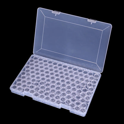 120 Bottles Diamond Painting Storage Box Portable Bead Storage Container Tools