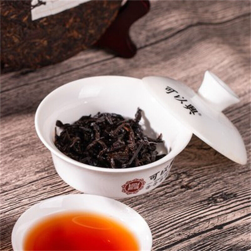 357g Yunnan Tea Cake Lao Banzhang Golden Buds Pu'er Ripe Tea Cake