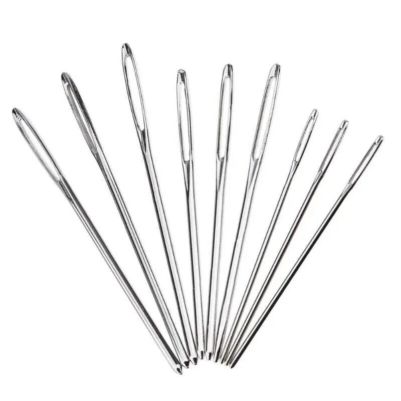 9-20Pcs Leather Sewing Needles Awl Shoe Repair Stitching Tool Sewing Accessories