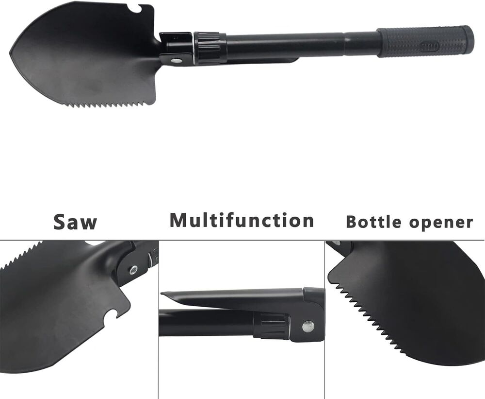 Multi-Function Military Portable Folding Camping Shovel Survival Spade Garden