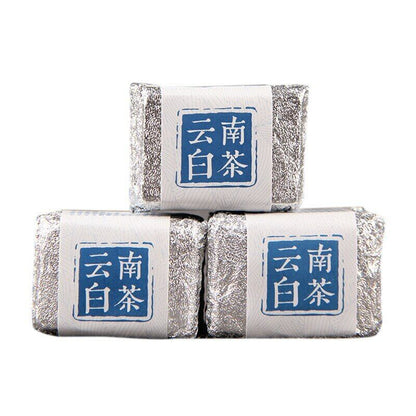 2023 Mini Yunnan Chinese White Tea Bai Cha Tea Small Cake 4 pieces*5g/bag 100g