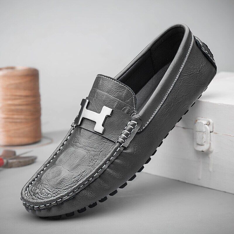 Loafers Men Shoes Leather Shoes Men's Moccasins Mocassin Slip-ons Loafer