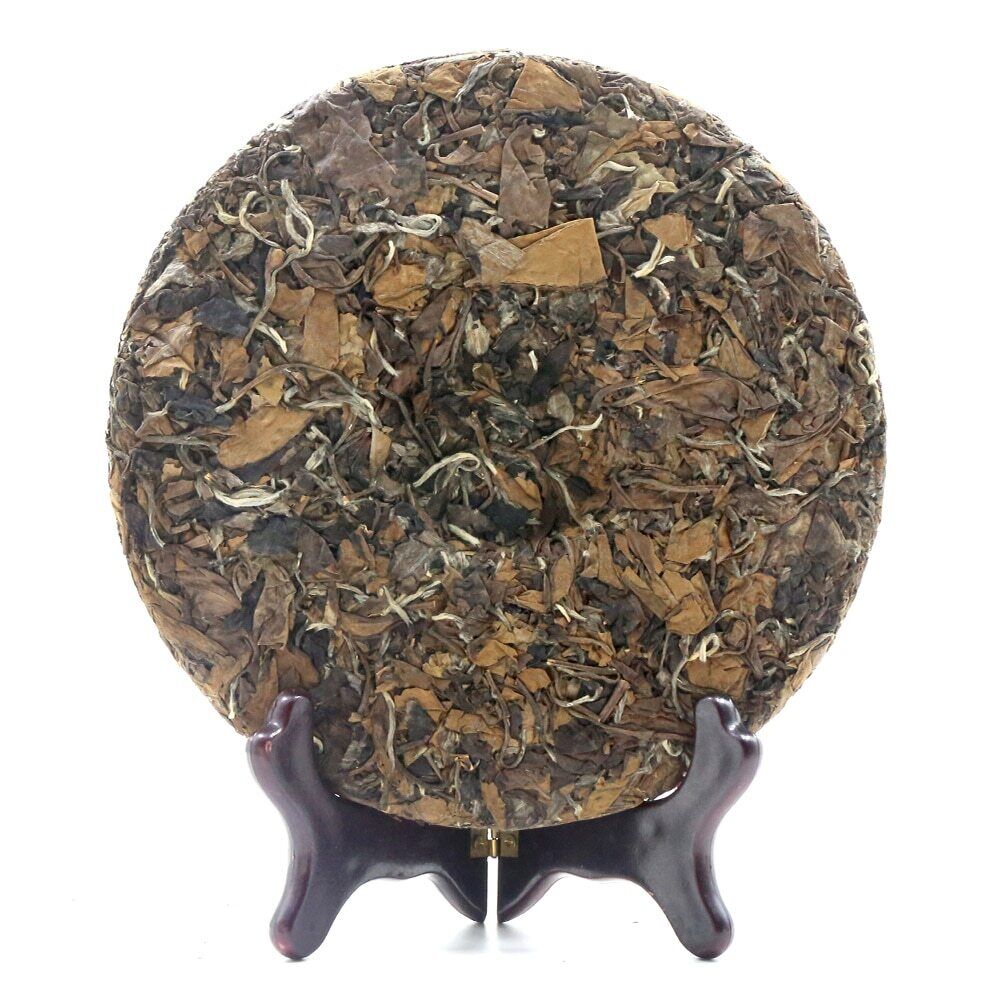 Shuanghe CHinese White Tea Old Bai Cha Tea Leaf Cake 300g