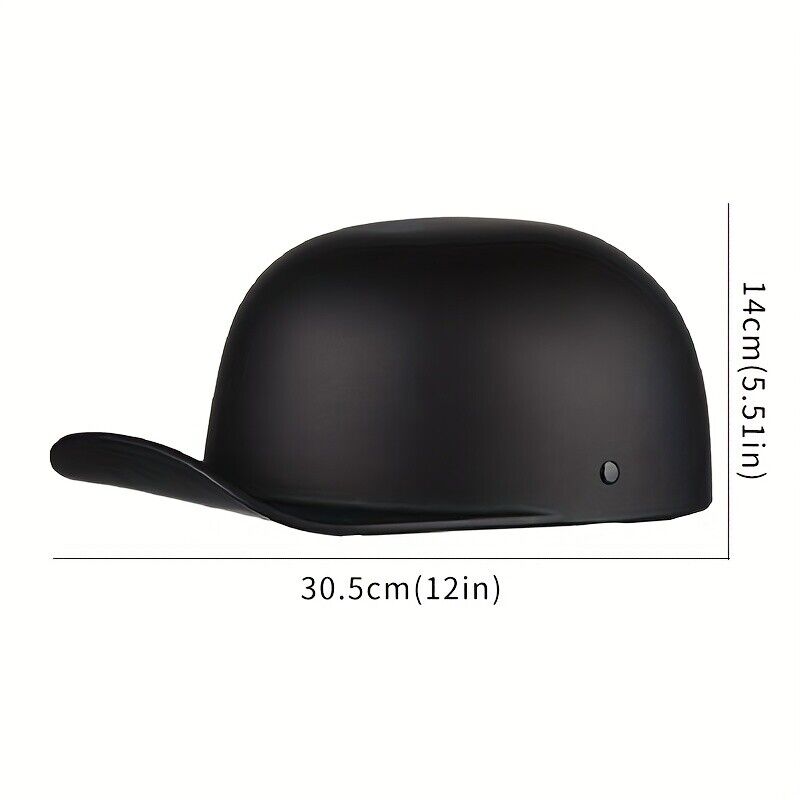 Retro Motorcycle Half Helmet Adults Motorcycle Helmet Baseball Cap DOT Certified