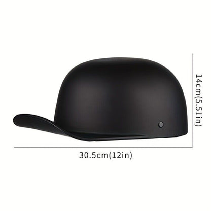 Retro Motorcycle Half Helmet Adults Motorcycle Helmet Baseball Cap DOT Certified