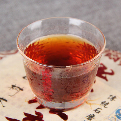 Yunnan Lao Ban Zhang Ancient Shu Puer Tea Old Tree Ripe Puer Tea 357g