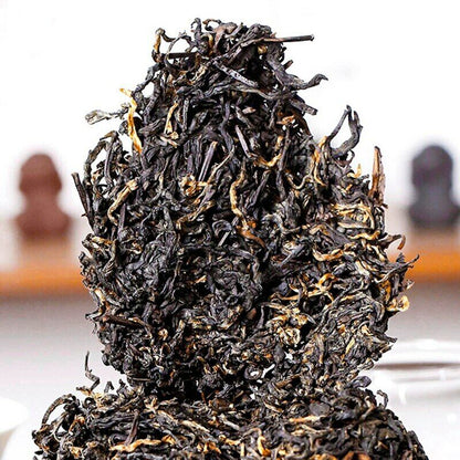 500g Dianhong Tea BING DAO Shi Zi Tou Gold Buds Top-grade Dian Hong Black Tea