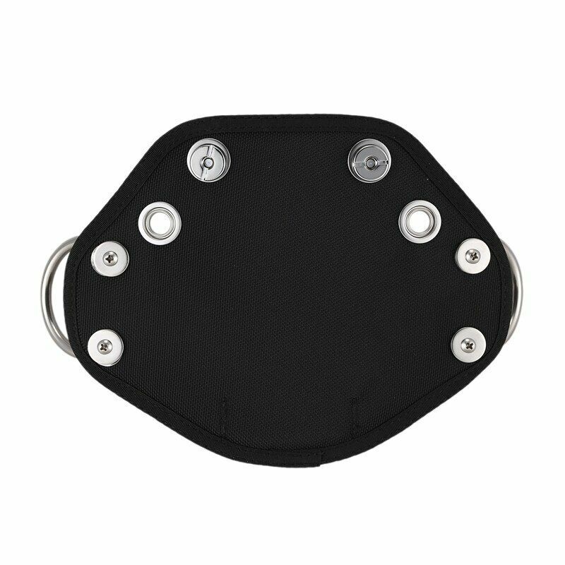 Scuba Diving Sidemount Buttplate BCD Accessories Hanging Board Bolts Nylon Black