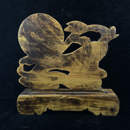 antique wood carved figures Wooden Statue Carvings Gifts home decor fu Ginseng