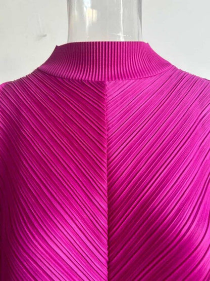 Dress Round Neck Spliced Full Sleeve Long Dresses Women Spring Clothes