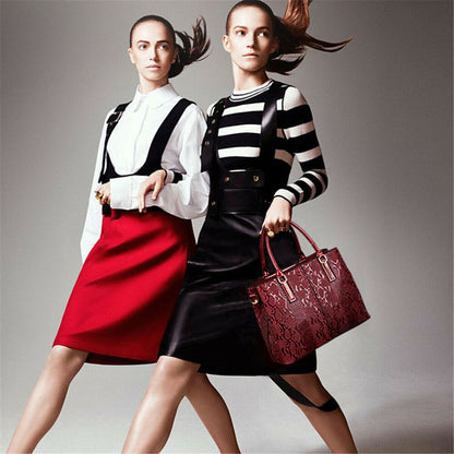 Women Ladies Leather Handbag Shoulder Bag Messenger Crossbody Tote Purse Satchel