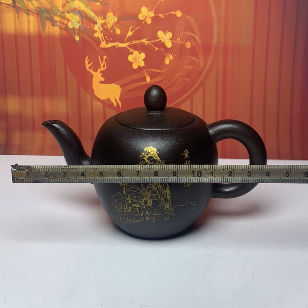 Vintage Chinese Yixing Purple Clay Teapot Zisha Ceremony Fashion Nice Teaware