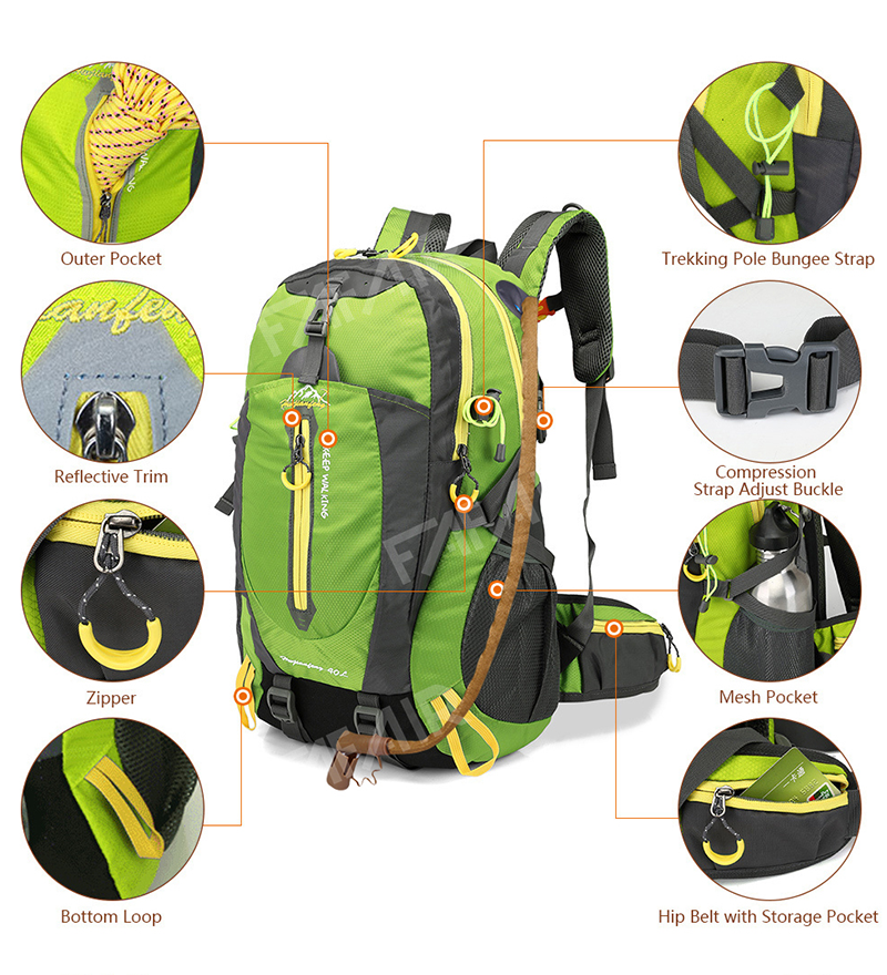 Backpack Hiking Camping Backpack Men Women Bags Sports Bag Men backpacks