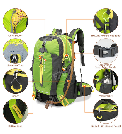 Backpack Hiking Camping Backpack Men Women Bags Sports Bag Men backpacks
