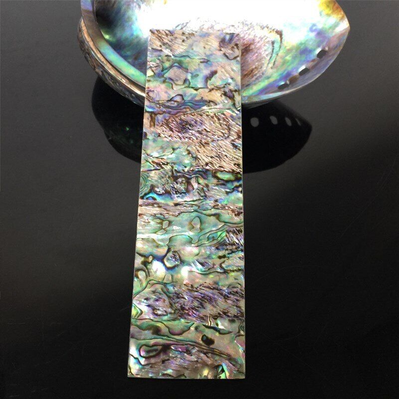 Abalone Shell Sheet DIY Musical Instrument Furniture Inlay Home Decor 14x4cmx1mm
