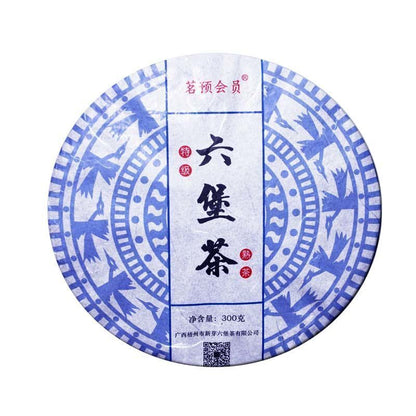 Wuzhou Liu Pao Black Tea Aged Dark Tea Liu Bao Tea Cake Liubao HEI CHA 300g