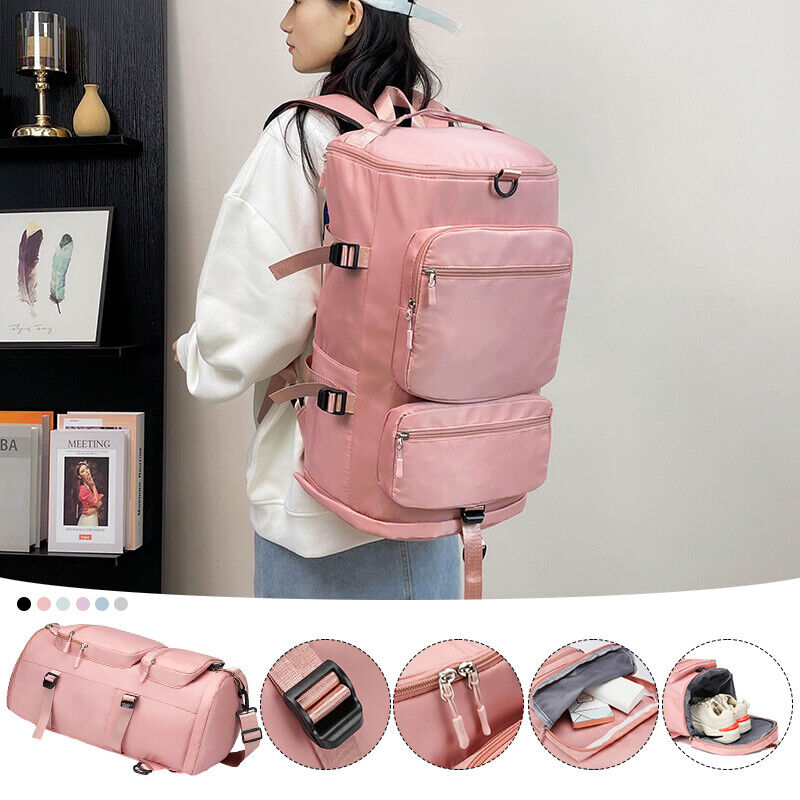 Waterproof Sports Backpack Women Unisex Outdoor Shoulder Bag Dry Wet Separation