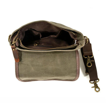 Mens Medieval Crossbody Canvas Bag Shoulder Bag Leisure Package Outdoor Travel