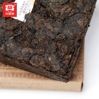 250g Menghai Dayi LaoChaTou Tea Pu-erh Ripe Puer Brick Ancient Tree Lao Cha Tou
