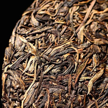 357g Yunnan Pu-erh Raw Tea Golden Mansong Raw Pu'er Tea Cake Spring Puerh Tea