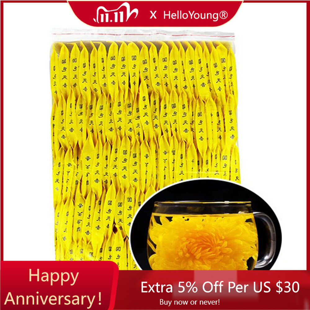 Premium Yellow Chrysanthemum Tea Big Blooming Flower Dry Herbal Tea Chinese Tea