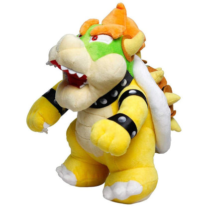 10" Super Mario Bros Bowser Figure Plush Toys Stuffed Doll Kids Birthday Gifts