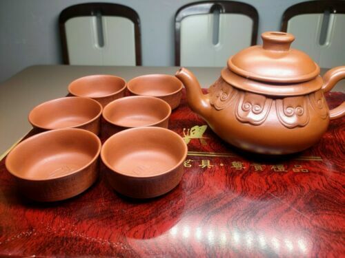 Chinese Yixing Zisha Clay Handmade Exquisite Teapot（佛韵 底款：徐汉棠）