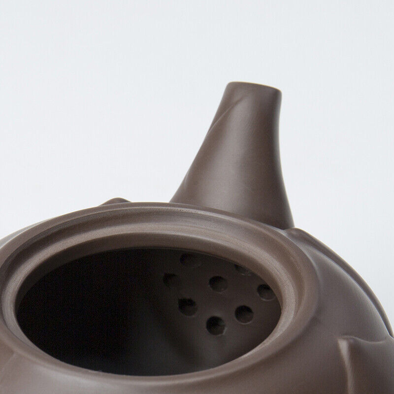 Real Yixing Zisha Tea Pot Lotus Design Purple Grit Pot Of Tea China Pot 200ml