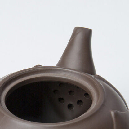 Real Yixing Zisha Tea Pot Lotus Design Purple Grit Pot Of Tea China Pot 200ml