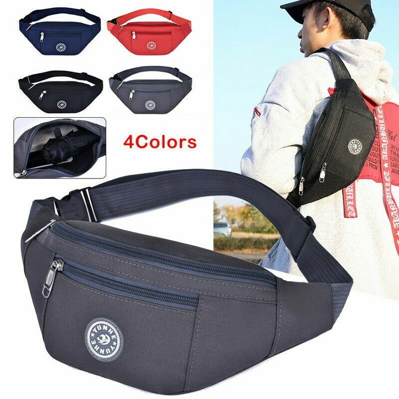 Chest bag Nylon Waist Bag Women Belt Bag Men Bag Travel Purse Phone Pouch