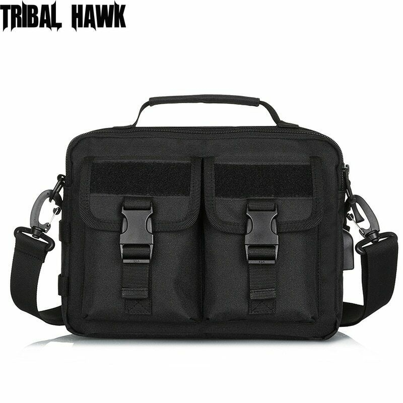 USB Charging Shoulder Bag Tactical Sling Backpack Briefcase Military Crossbody