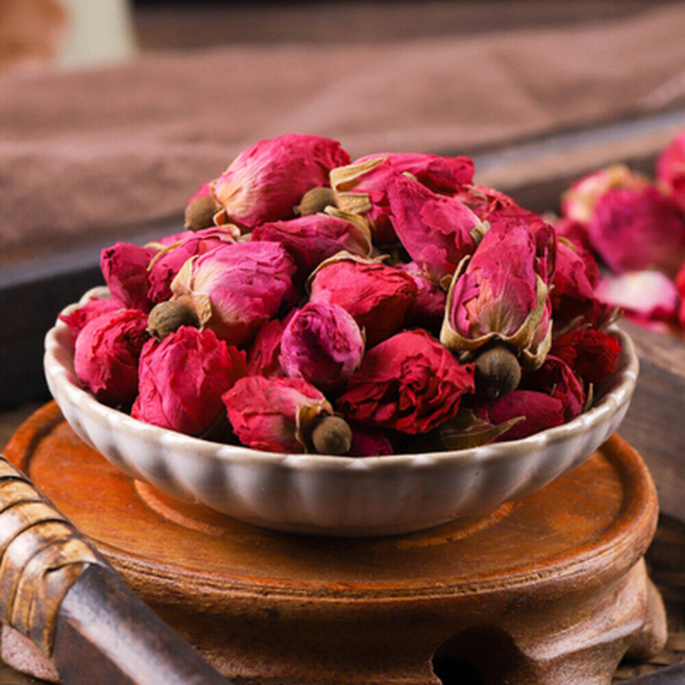 Aroma Dry Flowering Flower Tea Chinese Flower Red Rosebud Tea-
