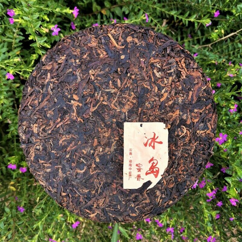 357g Health Care Bingdao Yunnan Ripe Tea Cake High Quality Cooked Pu'er Tea