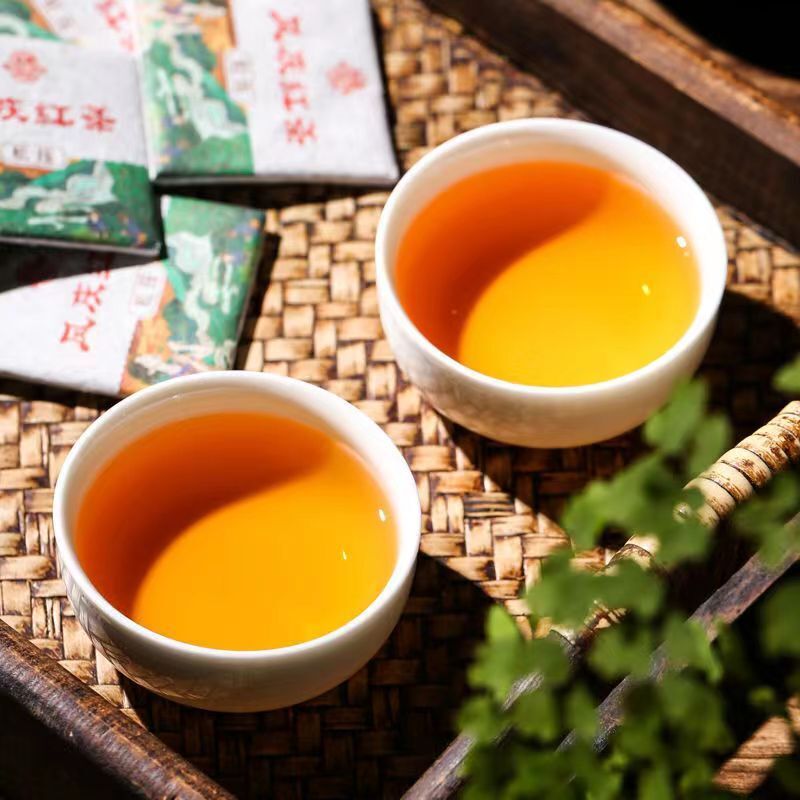 5Pcs Yunnan Fengqing Green Tea Brick Honey Flavour Raw Tea One Piece One Cup Tea