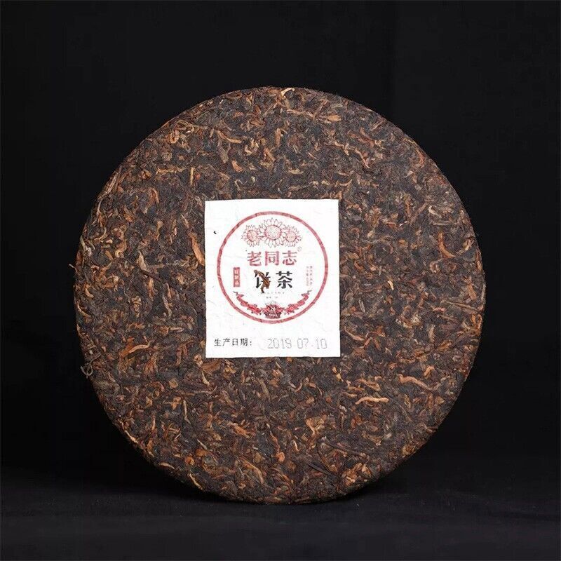 2019 haiwan LAO TONG ZHI Puer Tea Cake,YUNNAN Ripe te zhi Pin 191 Pu erh 普洱 400g