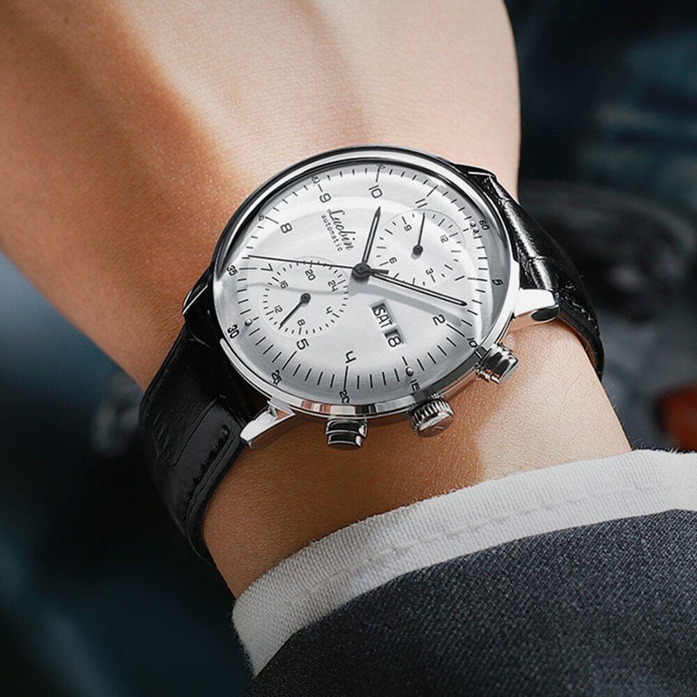 Luobin Automatic Men's Mechanical Luxury Watch 3atm Hour Date Month Multi Dials