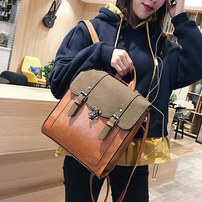 Pu Leather Women Backpack Backpacks School Bag Backpack Shoulder Bags
