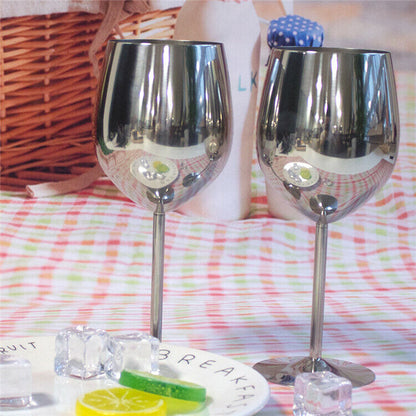 2Pcs Stainless Steel Wine Glass Bar Wine Glass Charms Alcohol Cocktail Drinkware