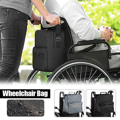 Mobility Scooter Wheelchair Shopping Bag Large Waterproof Armrest Storage Carry