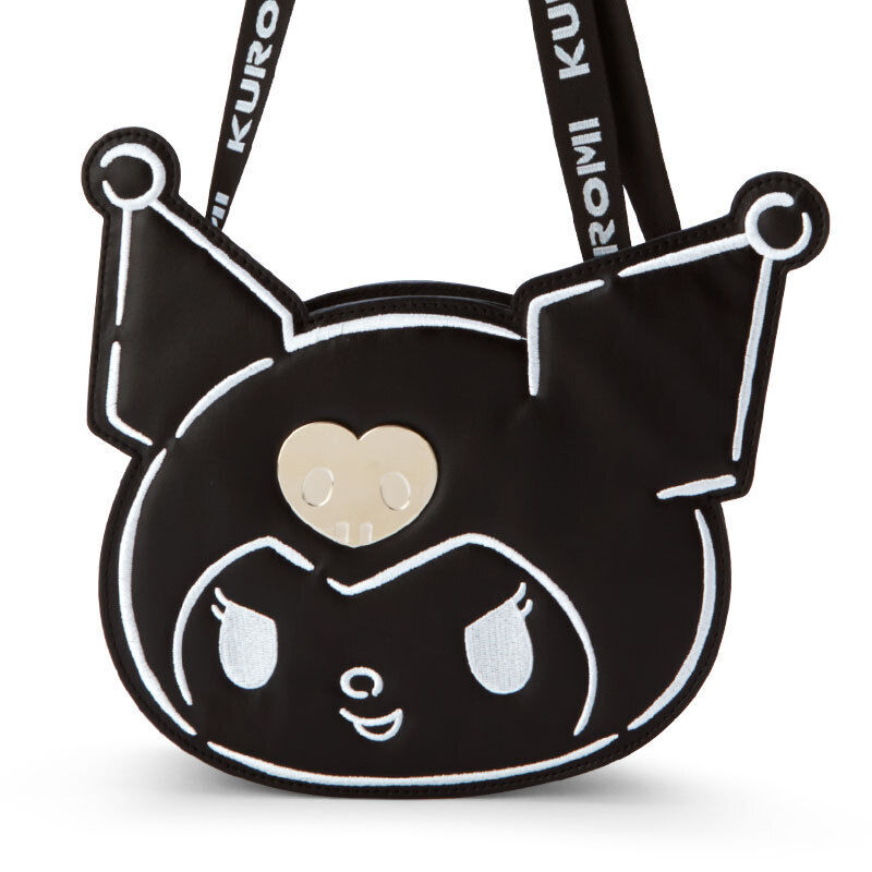 New Kuromi Black Embroidered Cartoon Fashion Crossbody Bag Shoulder Bag