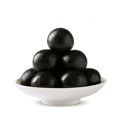 Handmade Balls with Sesame Seeds and Honey, Black Sesame Chinese Herbal Tea