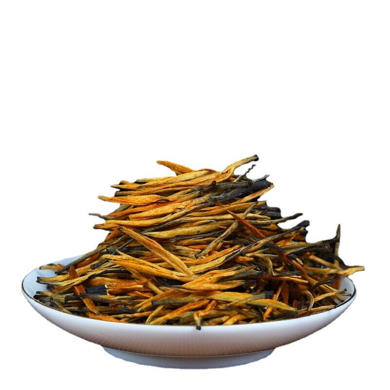 Yunnan Black Tea KungFu Black Tea Fengqing Lijie Gold Needle Honey Gold Bud8.8oz